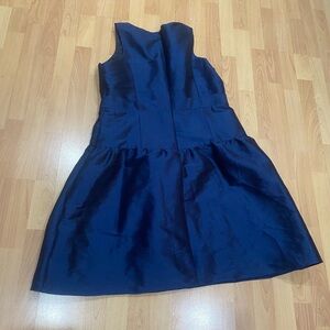 Monique Lhuillier Bridesmaids Midnight Blue Gown
